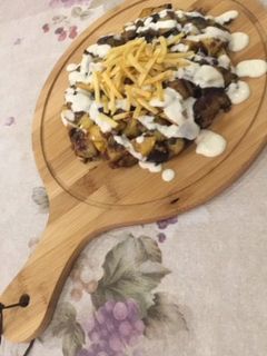 صورة لوصفة سلطة البطاطا والباذنجان