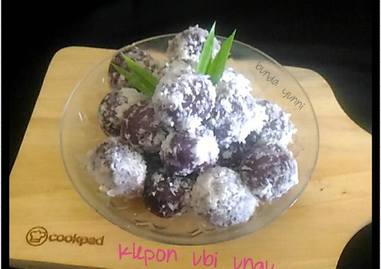 Masakan Populer Klepon Ubi Ungu Sedap Nikmat