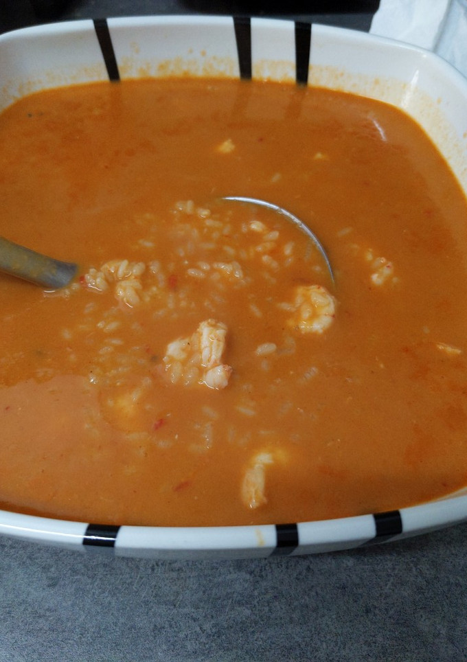 Una foto de Arroz caldoso con gambas en Monsieur Cuisine