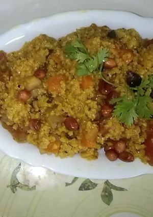 A picture of Proso Millet Upma.