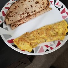Leftover keeme wala unda (eggs) A picture of Leftover keeme wala unda (eggs).