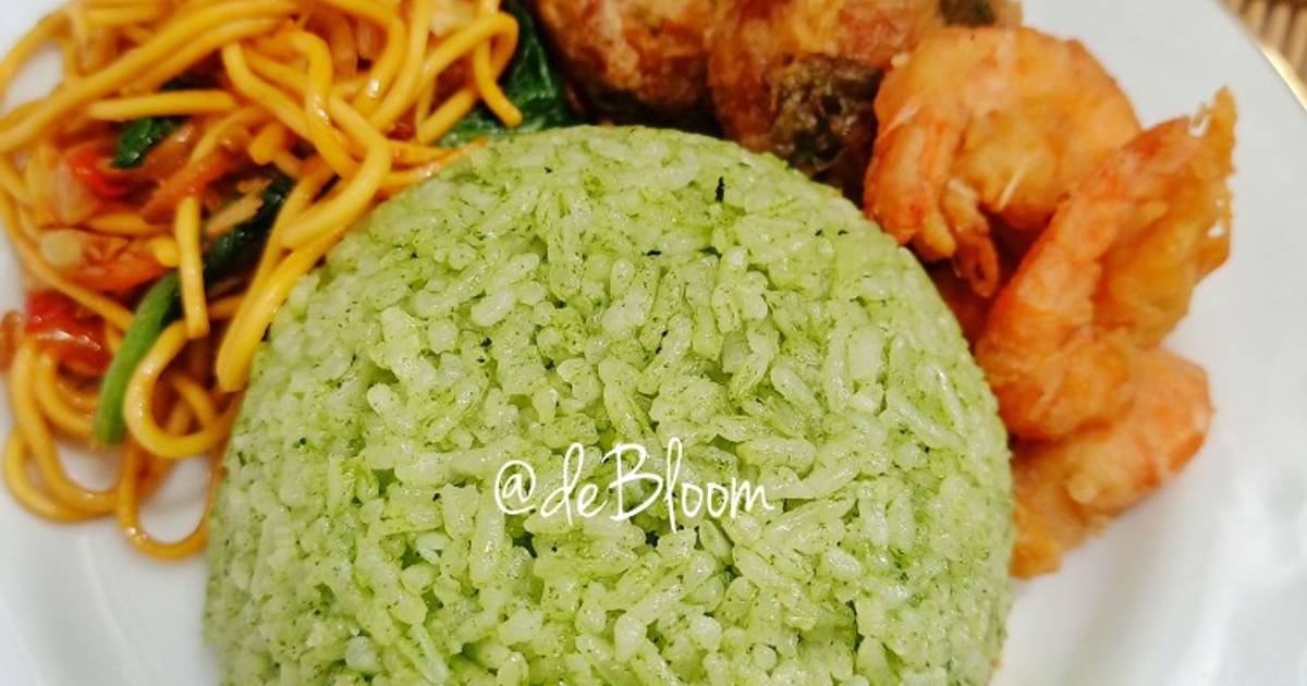 458 resep nasi hijau pandan enak dan sederhana ala rumahan - Cookpad