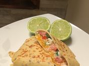 Una foto de wrap yogur