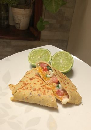 Una foto de Wrap saludable con harina de avena y semillas
