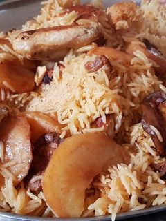 صورة لوصفة مقلوبة الدجاج