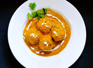 A picture of Malai Kofta.