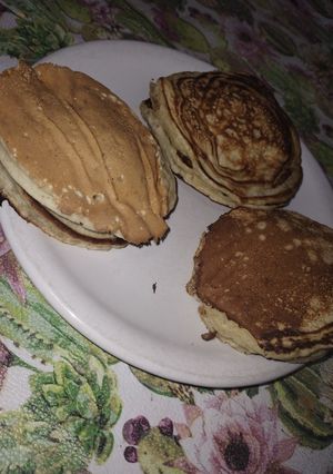 Una foto de Tortitas de banana