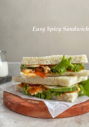 Foto resep Easy Spicy Sandwich