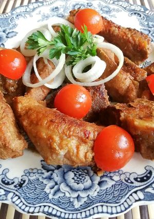Sörben pácolt és sült sertéscomb 🍺 recept fotója