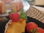 Una foto de tarta de camote