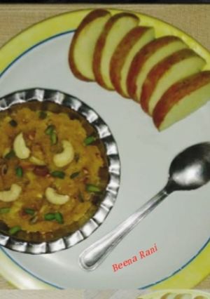 सेब हलवा (seb halwa recipe in Hindi) रेसिपी मुख्य फोटो