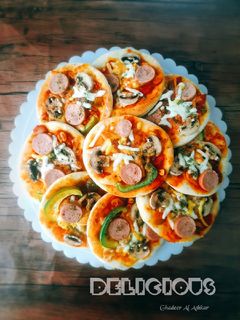 صورة لوصفة بيتزا 🍕