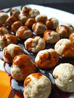 Una foto de Albóndigas de pollo con toque japonés en Thermomix