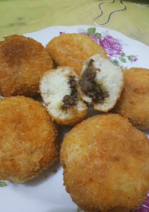 Foto resep Roti goreng isi daging cincang