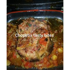 A picture of Roasted fish.