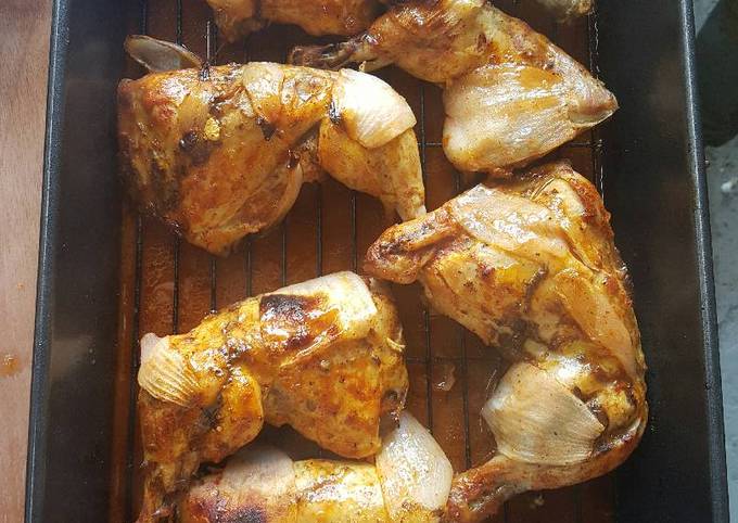 Pollo horneado en salsa de chiles y achiote Receta de Oscar op - Cookpad