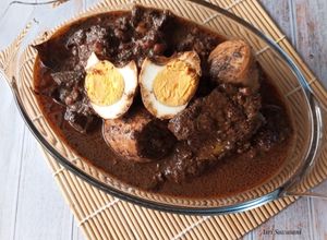 Foto resep Brongkos Daging dan Telur