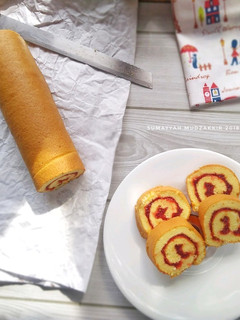 Foto resep Bolu gulung ekonomis ala chiffon cake