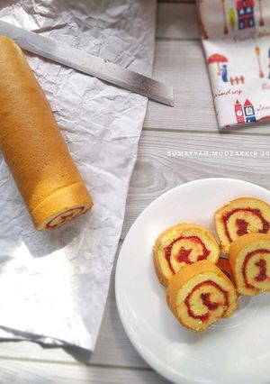 Foto resep Bolu gulung ekonomis ala chiffon cake