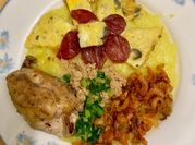 Hình ảnh của xôi tôm lạp xưởng