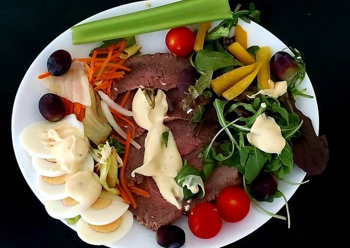 Recipe of Ultimate My Roast Beef Summertime Salad 🥗
