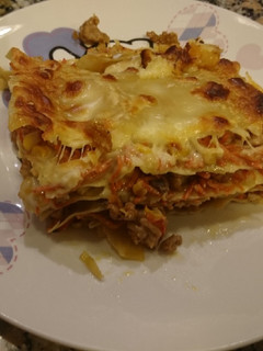 Una foto de Lasaña bolognesa