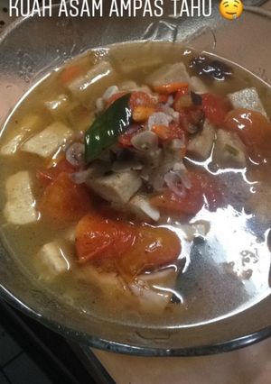 Foto resep Ampas Tahu Kuah (simpel)