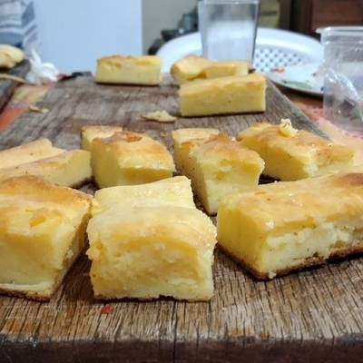 Fainá de queso en licuadora Receta de Floore Pozzi- Cookpad