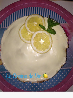 Una foto de Tarta de limón y galleta