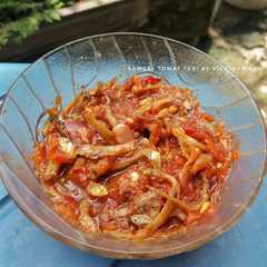 A picture of Sambal Teri Pedas 🐟.