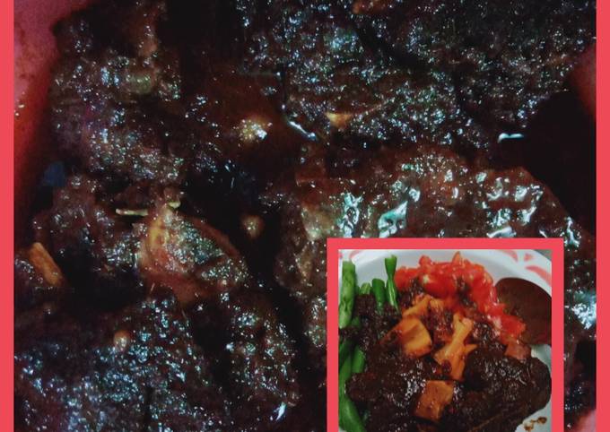 Semur iga sapi darurat