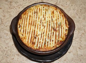 Una foto de Pastel de carne con puré de papas rústico