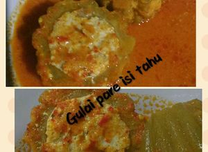 Foto resep Gulai pare isi tahu