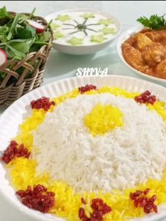 عکسی از دستور خورش پوره بادمجان با مرغ 🌸