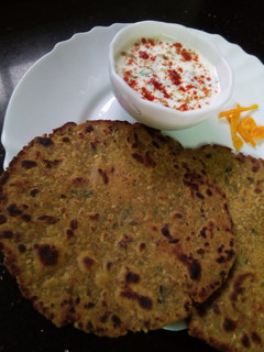 A picture of Millet Flour Roti#flourchallenge.