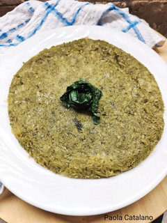 Foto di Finta Frittata di gambi di cavolo nero