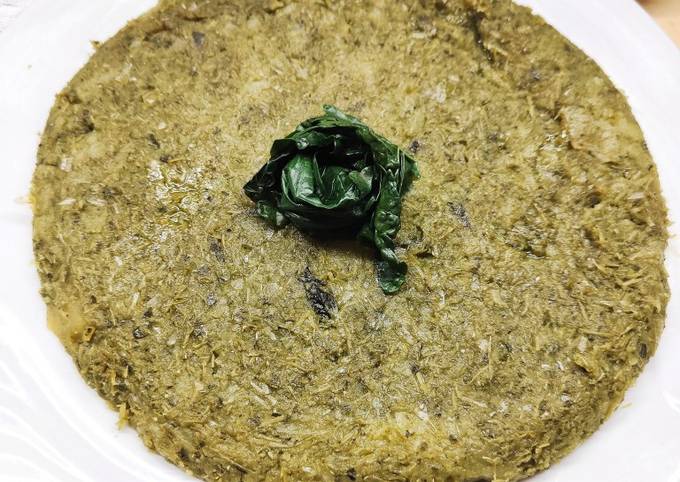 Passaggi a Preparare Premiato Finta Frittata di gambi di cavolo nero