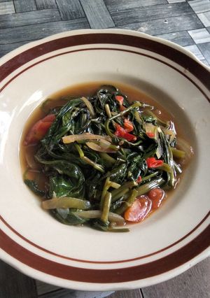 Foto resep 5. Cah Kangkung Belacan