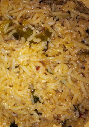 A picture of Fried rice #weeklyjikonichallenge #riced up.