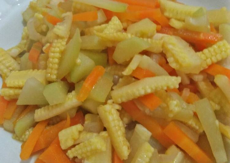 Resep Tumis Labu Siam, Wortel, Keputren yang Bikin Ngiler