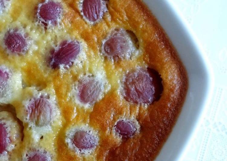 Clafoutis aux raisins 🍇