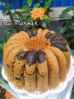 Foto resep 573. Bolu Marmer