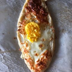 A picture of Egg cheese pita.