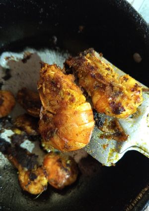 A picture of Masala prawn fry.