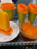 Mango Popsicles and Lemon cum Orange Flavoured Glucon-The Cubes