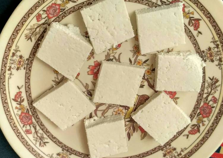 Low fat paneer at home