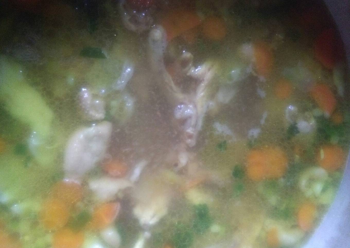 Sop tulangan ayam
