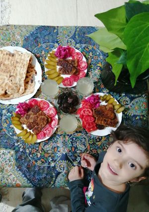 عکسی از دستور کباب شامی