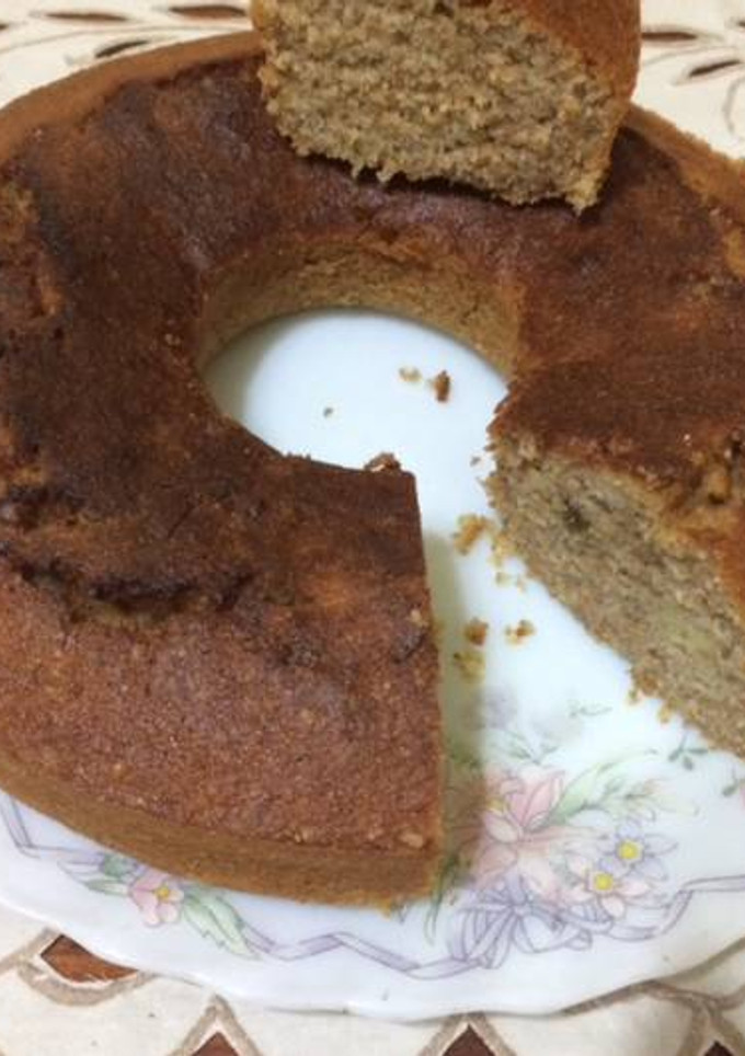 Una foto de Budín de harina integral