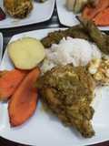 Pachamanca de pollo en olla a presión